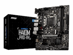 MSI H410M PRO-VH mATX Motherboard (10th Gen Intel Core, LGA 1200 Socket, DDR4, USB 3.2 Gen 1, Intel Gigabit LAN, VGA/HDMI)
