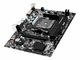 MSI A320M-A PRO AMD PCIe 3.0 DDR4 m-ATX Motherboard with USB 3.2 Gen1 HDMI DVI-D