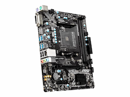 MSI A320M-A PRO AMD PCIe 3.0 DDR4 m-ATX Motherboard with USB 3.2 Gen1 HDMI DVI-D