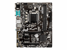MSI H410M PRO-C ProSeries Motherboard (mATX, 10th Gen Intel Core, LGA 1200 Socket, DDR4, M.2 Slot, USB 3.2 Gen 2, 2.5G LAN, D-Sub/DVI/HDMI/DP)